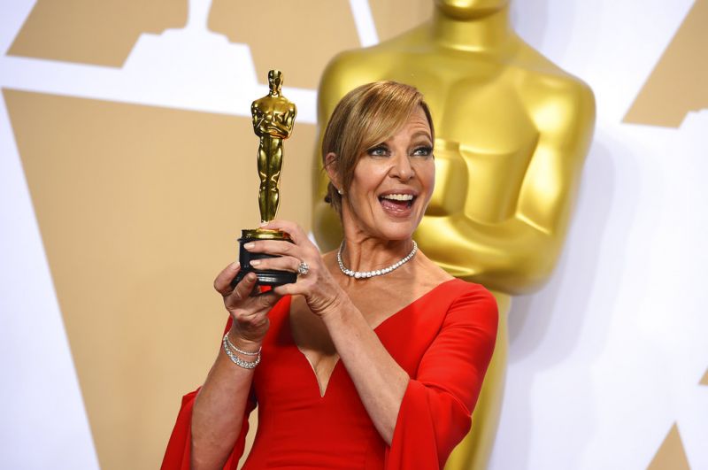 Allison Janney, winner of the award for best performance by an actress in a supporting role for I, Tonya. (Photo: AP)