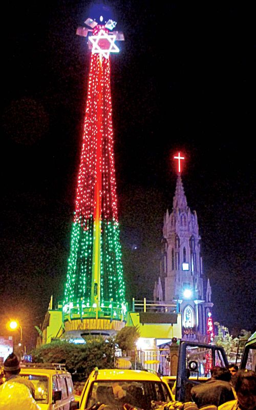 Christmas trees tower