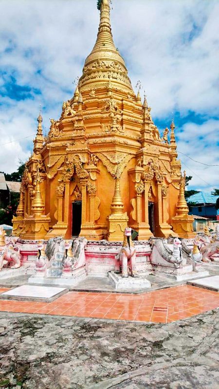 The lone Pagoda in Thayet Myi