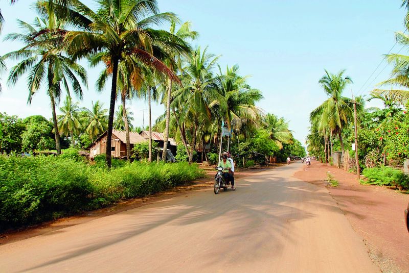 Cambodia main road