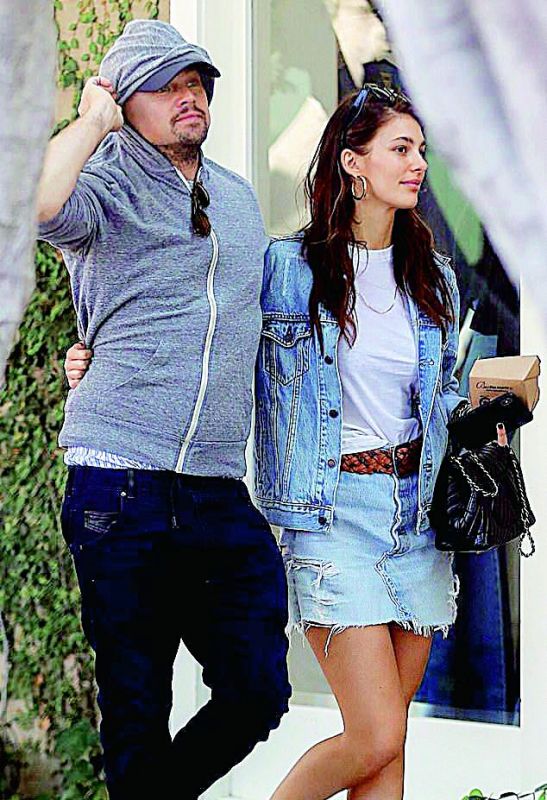 Leonardo DiCaprio with Camila Morrone