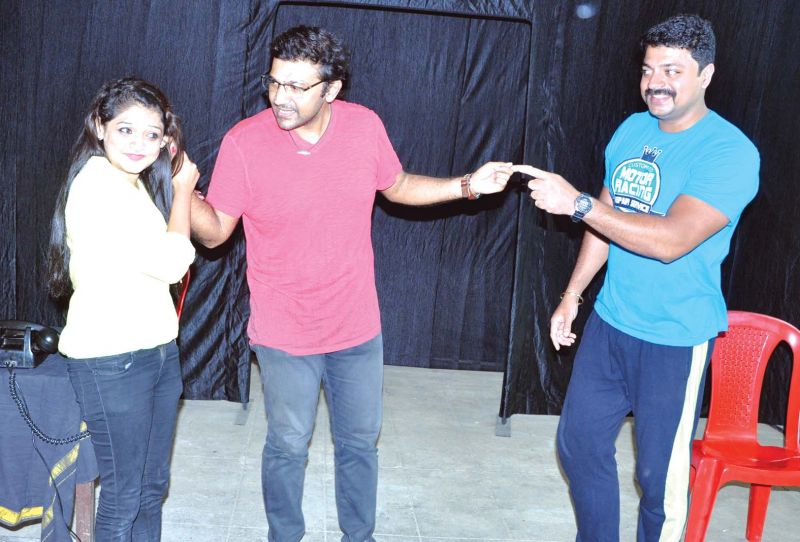 Actors during rehearsal