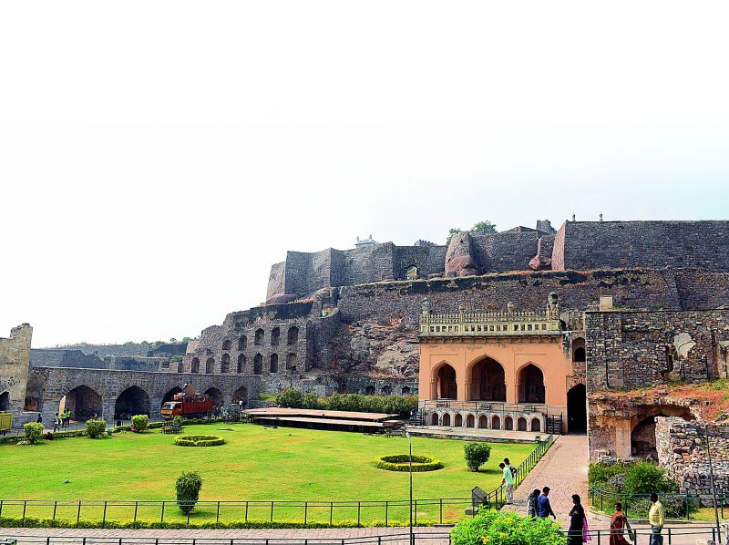 Golconda Fort, with a 500 year old history has been listed from the Telangana state as one of the heritage monuments.