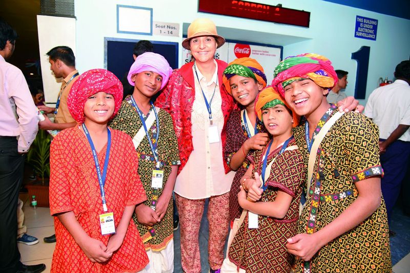 Participants from Rajasthan made their presence felt at the festival