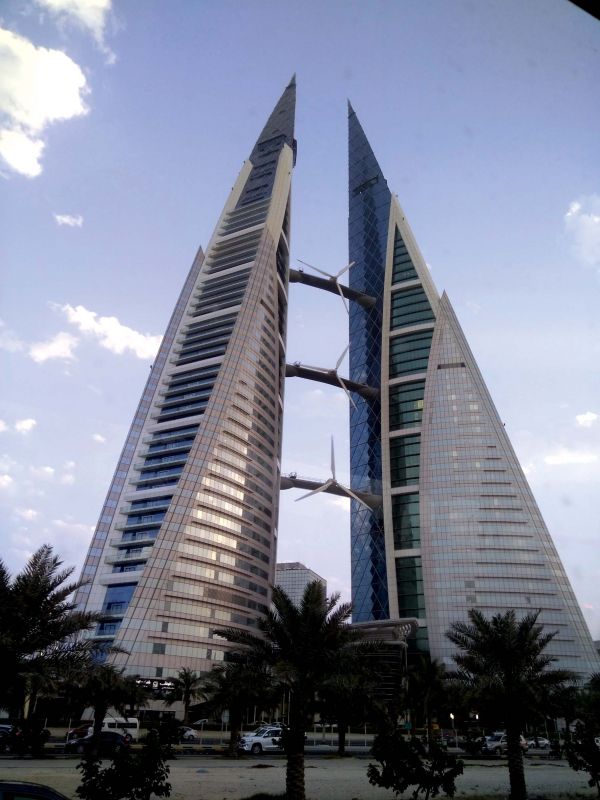 Modern architecture in Manama.