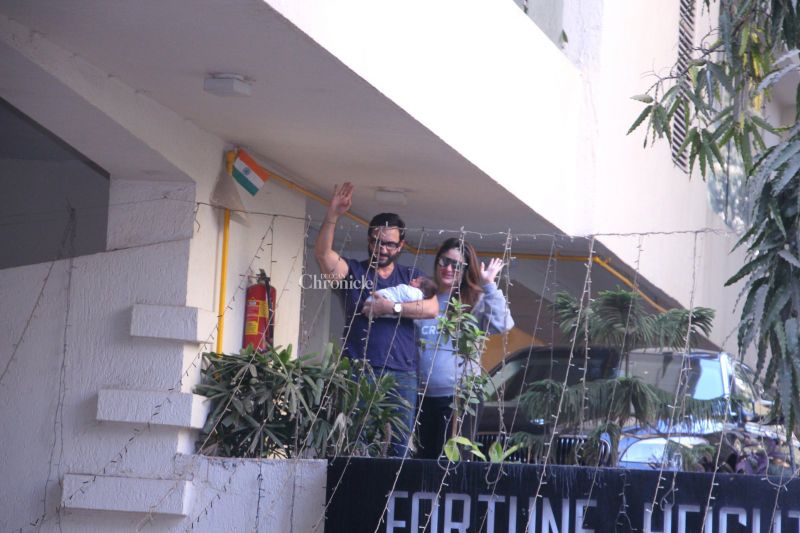 First pictures: Saif, Kareena offer a glimpse of their baby Taimur