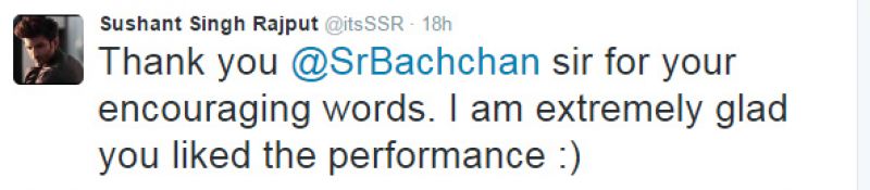 Amitabh Bachchan appreciates Sushant's performance with letter