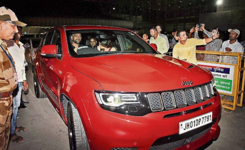 MS Dhoni's Jeep Grand Cherokee Trackhawk. (Photo: Twitter)