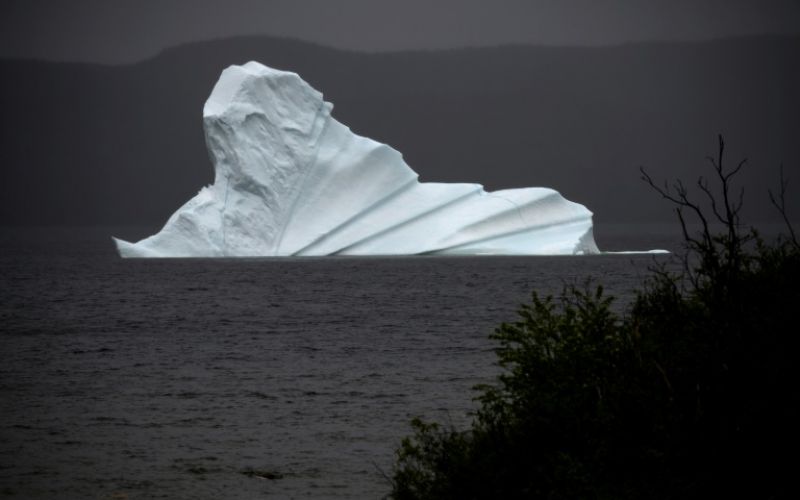 	An iceberg floats near King's Point, which is located on Canada's newly christened 'Iceberg Corridor'. (Photo: AFP)