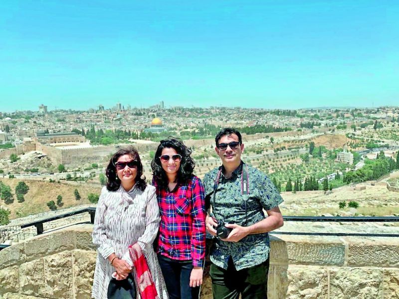 Jayesh Ranjan, Principal Secretary IT, was recently on a vacation with his wife Ruchi and daughter Ishika in Israel