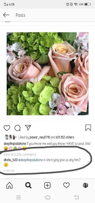 Comments on Deepika Padukone's Instagram post. (Photo: Instagram)