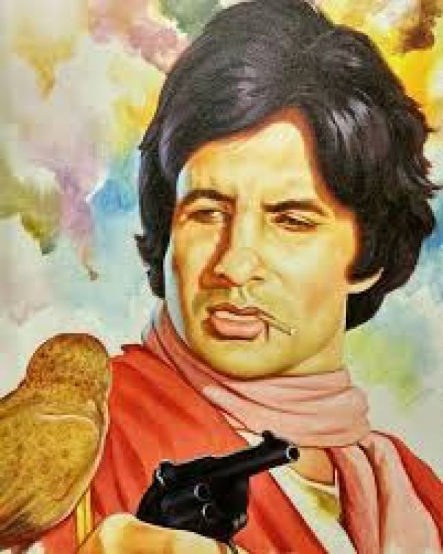 Amitabh Bachchan's iconic Coolie character.