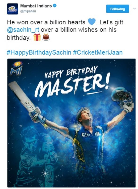 Sachin Tendulkar birthday wishes