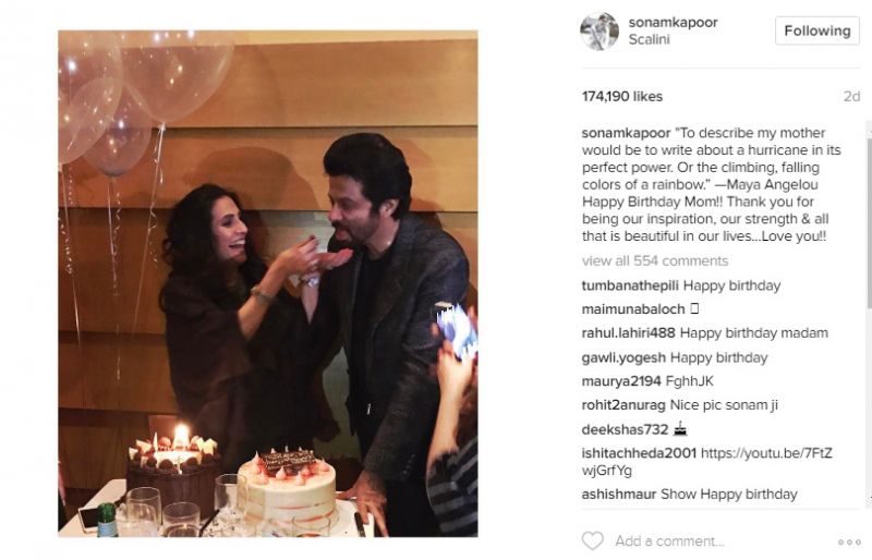 Sonam, Rhea and their boyfriends join Sunita Kapoor's birthday celebrations
