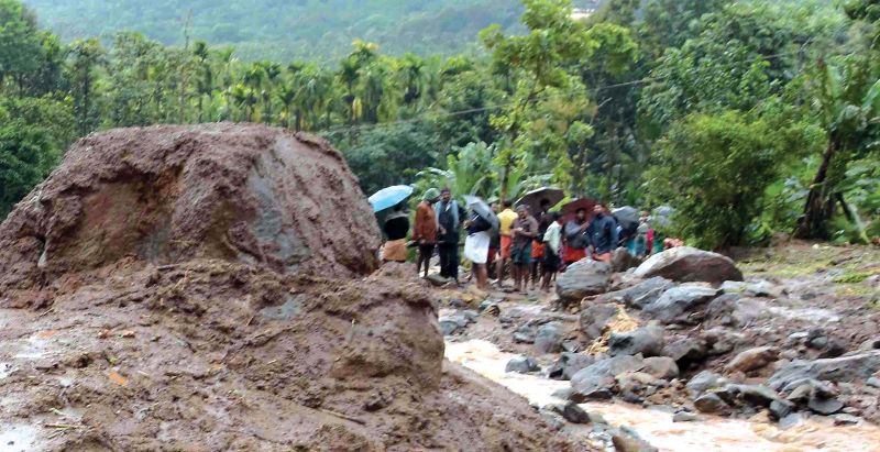 Landslide at Attapadi Palakkad.
