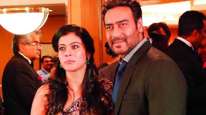 Ajay devgn and his wife Kajol