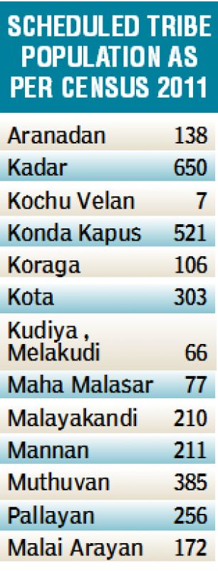 Population of Tribal people in Tamil Nadu has been static for the past three years.