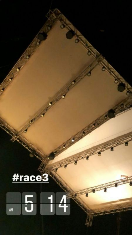 Daisy Shah's instagram story on 'Race 3' song 'Allah Duhai Hai'.