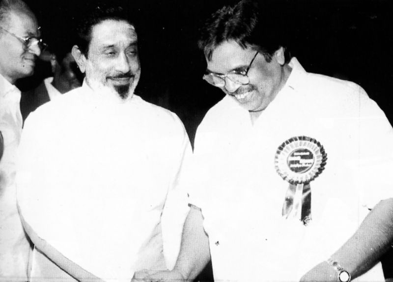  With Tamil star Sivaji Ganesan