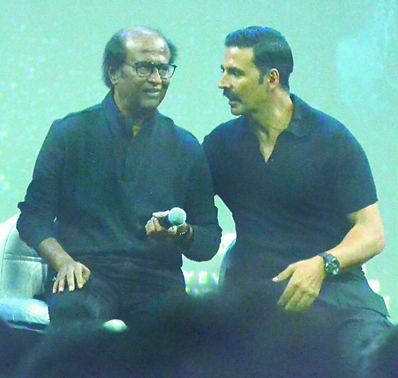 Rajinikanth and Akshay Kumar