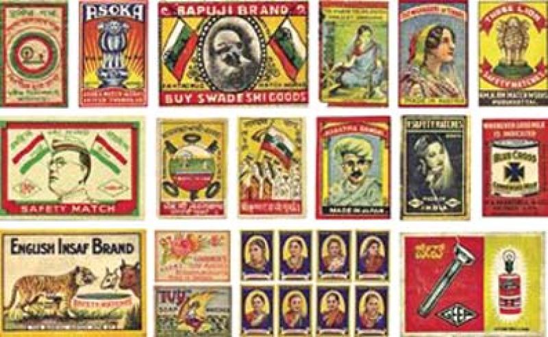 Various matchbox brands popular in yesteryear Muvattupuzha.