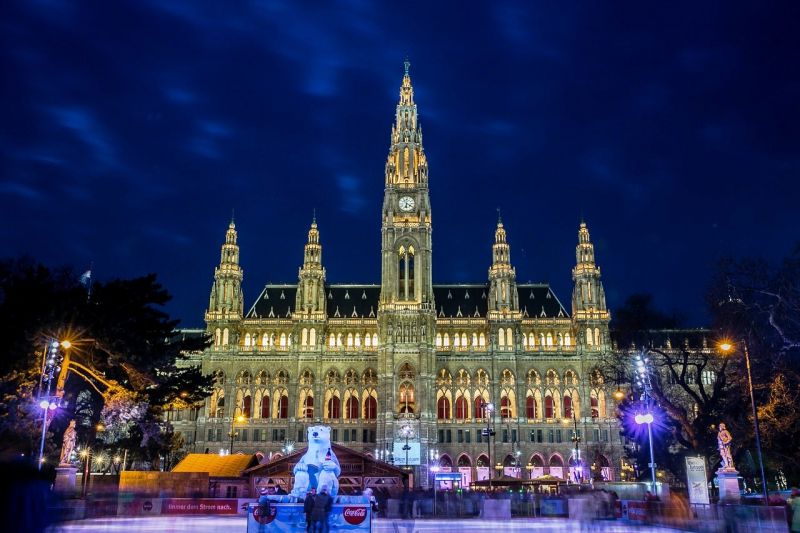 The Vienna City Hall, seat of the local government of Vienna, located on Rathausplatz in the Innere Stadt district. (Photo: Pixabay)