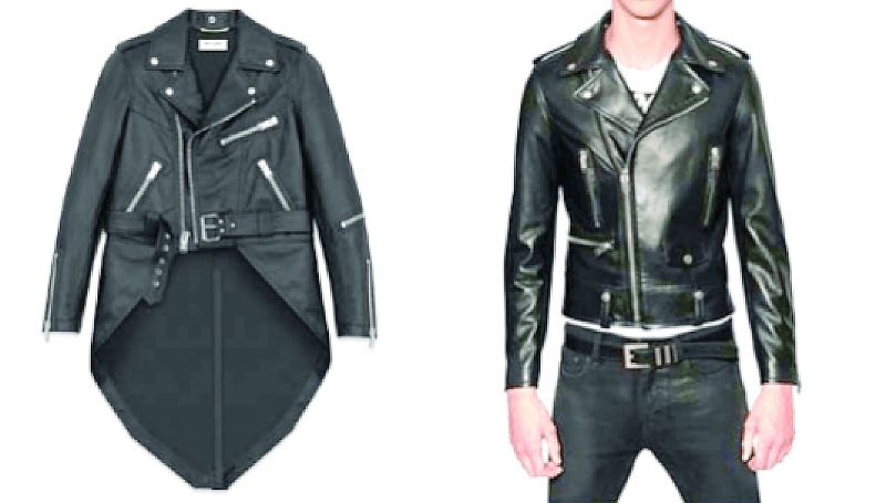 Leather bomber by Balmain 