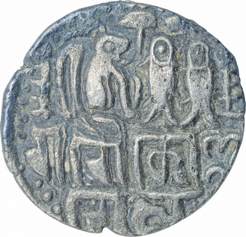 Silver Kahavanucoin  during the reign of Raja Raja I Chola.
