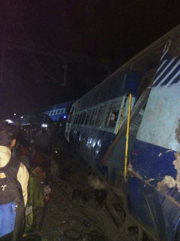 Train derailed