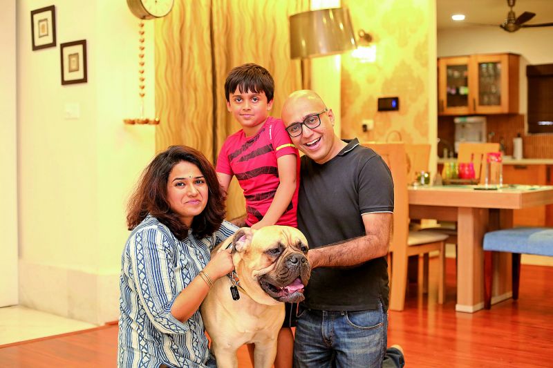 gentle giant: Max with the Mehrotra family 