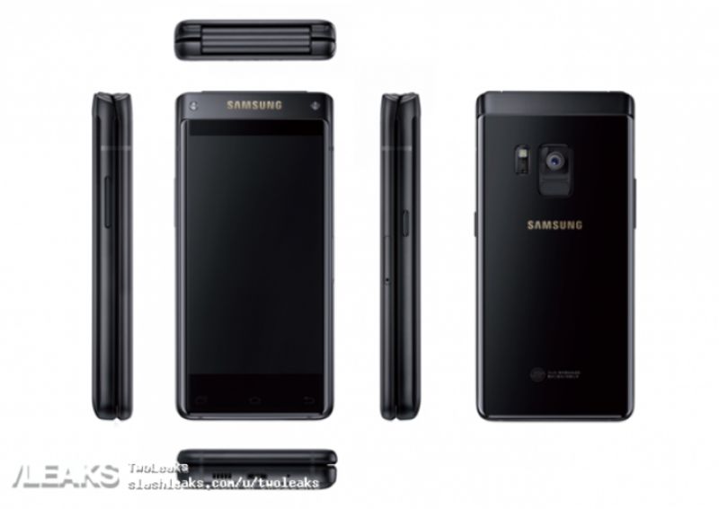 Leaked renders of Samsung's flip phone 