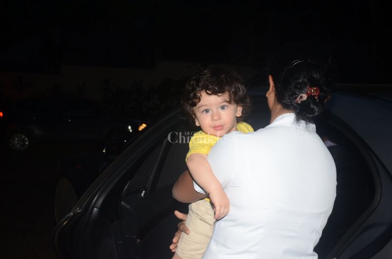Taimur Ali Khan after his play date.