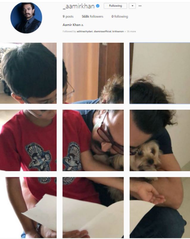 After touching Instagram debut post for mom, Aamir replaces it with his babies'