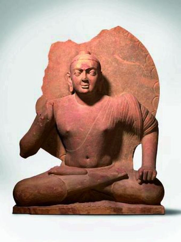 Seated Buddha from Mathura