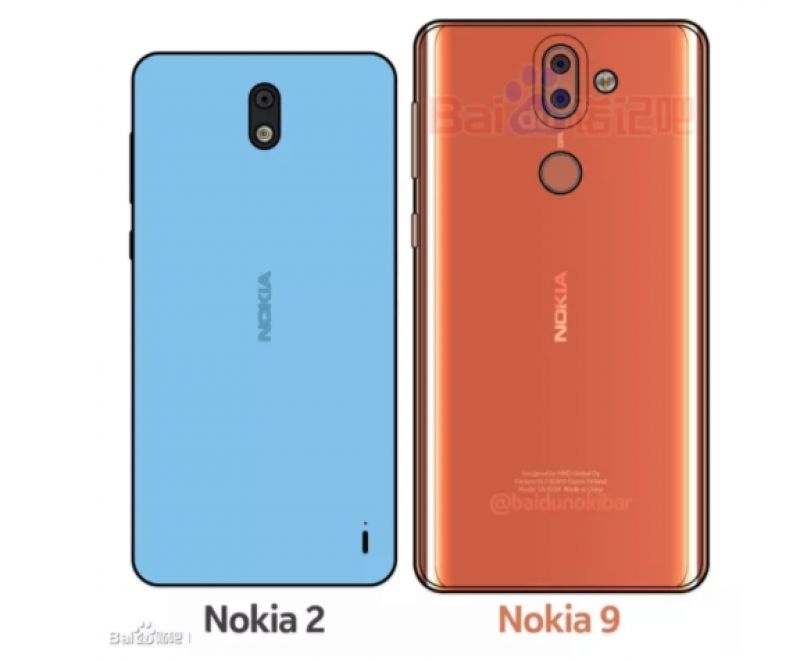 Leaked image of Nokia 2 and Nokia 9 