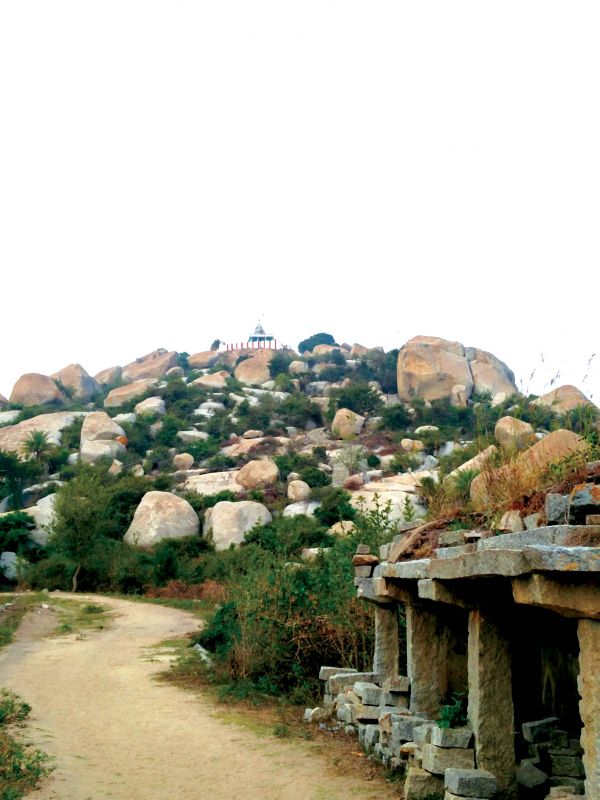 Sita Temple on the apex of Avani Hill