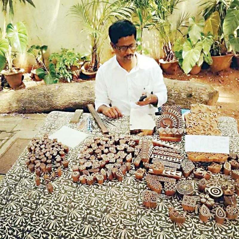 Mix, dip and press: Artisans hard at work in Tharangini, Bengaluru.