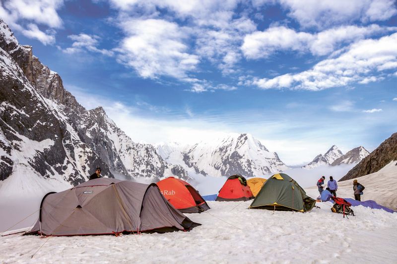 Camping on Mt. Hanuman Tibba