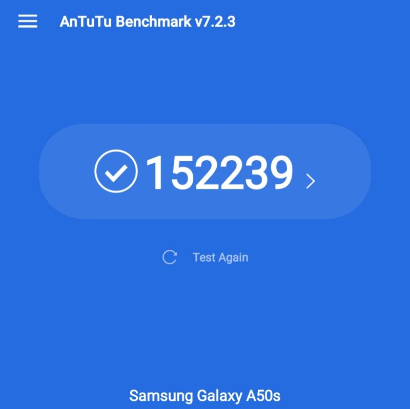 Samsung A50s Antutu