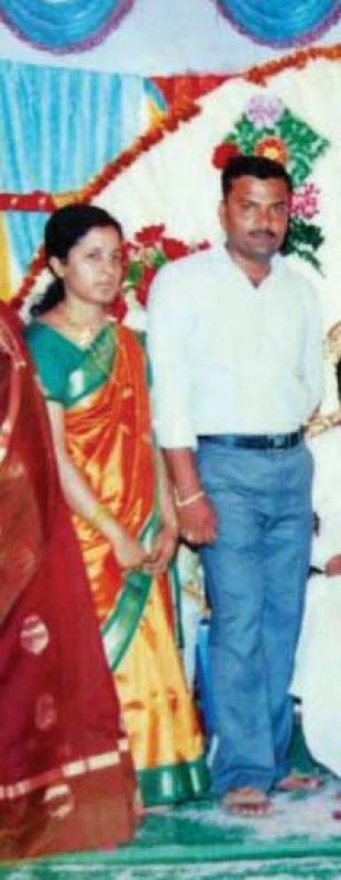  Subash with his wife