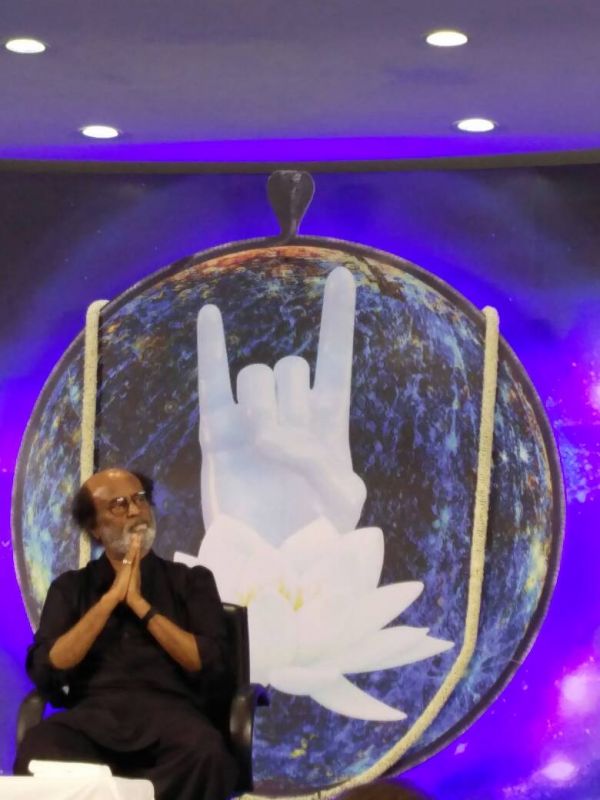Huge turnout as Rajinikanth meets fans after 8 years in Chennai