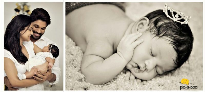 Allu Arjun reveals the first glimpse of his daughter