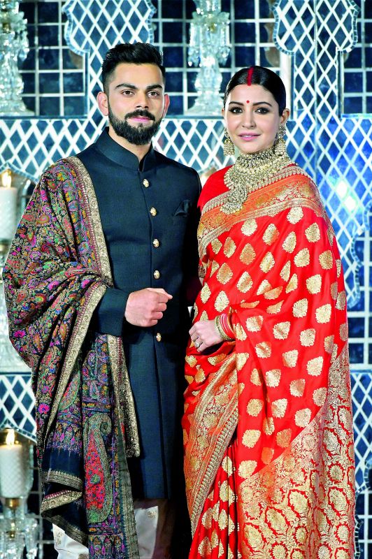 Virat kohli hotsell groom dress