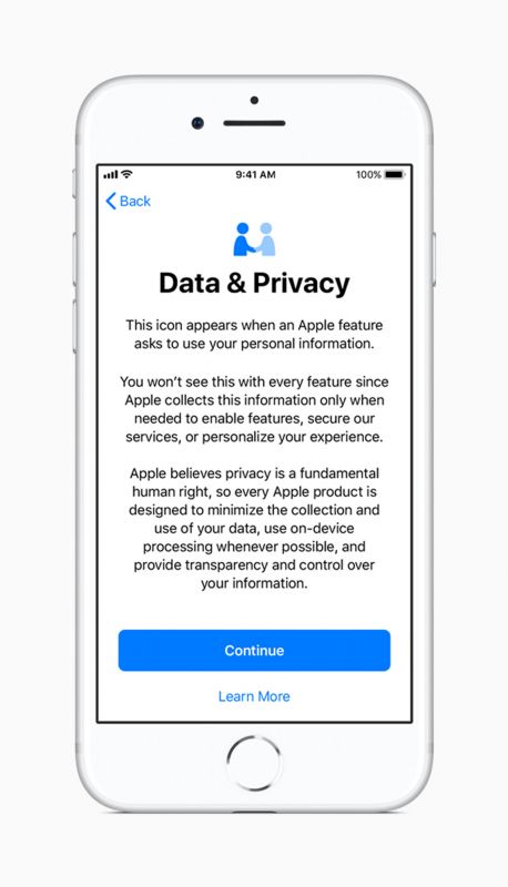 iOS 11.3 privacy