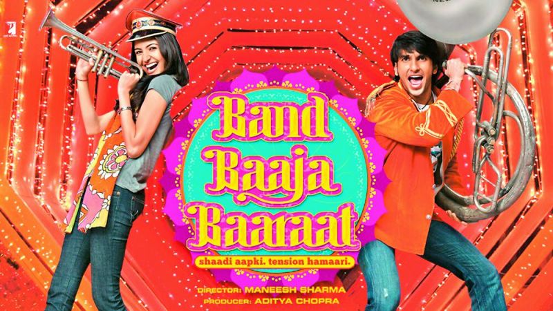 A poster for Band Baaja Baarat