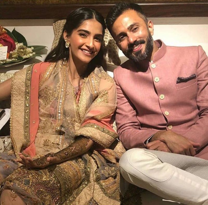 Inside pictures from Sonam Kapoor and Anand Ahuja's Mehendi. (Photo: Instagram)