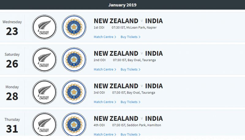 Photo: Screengrab from BCCI website