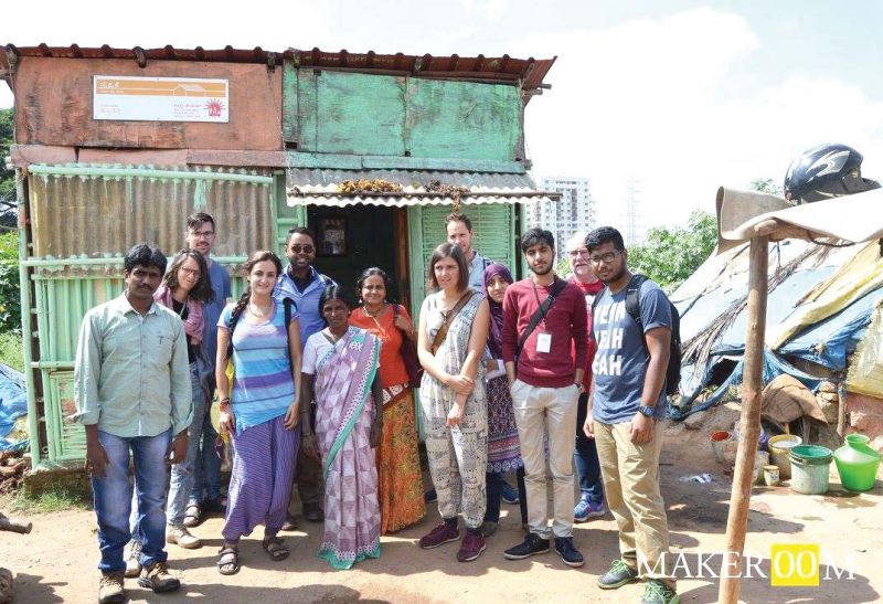 Changemakers from across Europe and India on a local field study