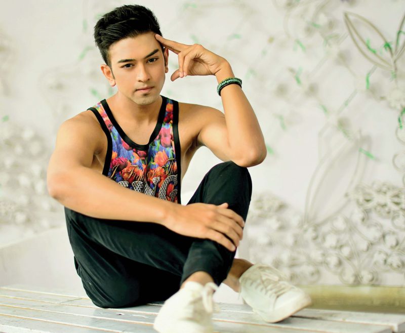 Jigar Shah, a model and fashion blogger.