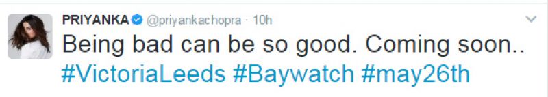 Priyanka Chopra looks red hot in new Baywatch poster